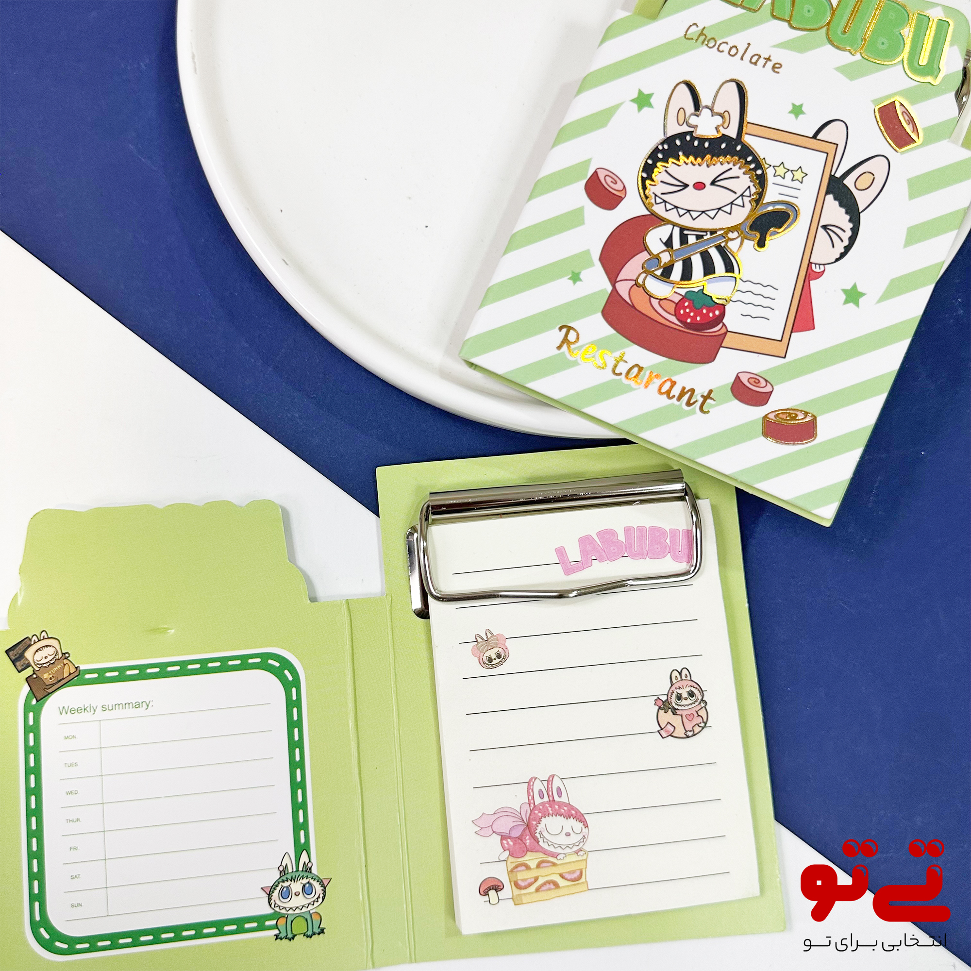 کاغذ یادداشت طرح لبوبو مدل2651